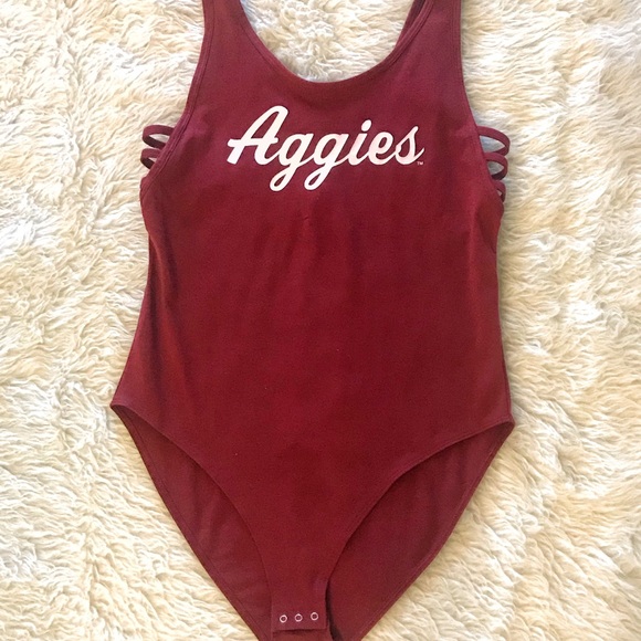 PINK Victoria's Secret Tops - Victoria’s Secret PINK Aggie’s Bodysuit, Lg